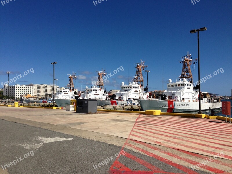 Coast Guard Uscg Boat Transportation Ocean