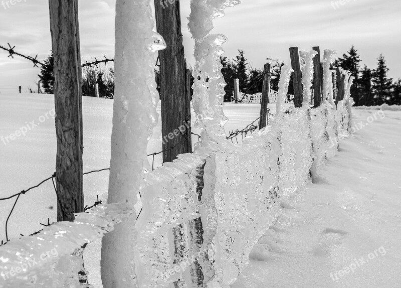 Closing Ice Frost Mountain Ice Crystals