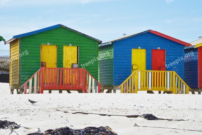 Bathhouses South Africa Muizenberg Free Photos