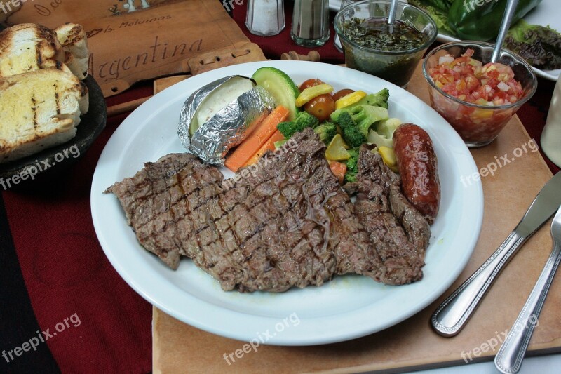 Meats Argentine Saucer Argentina Grill Grill Free Photos