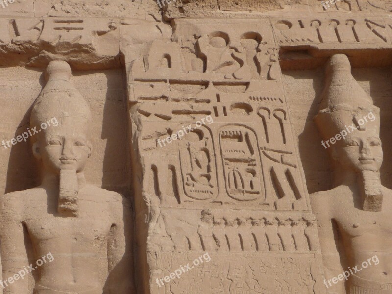 Egypt Abu Simbel Temple Of Ramses Ii Free Photos