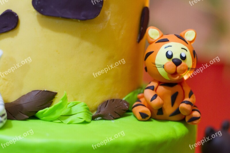 Party Biscuit Animals Birthday Zoo