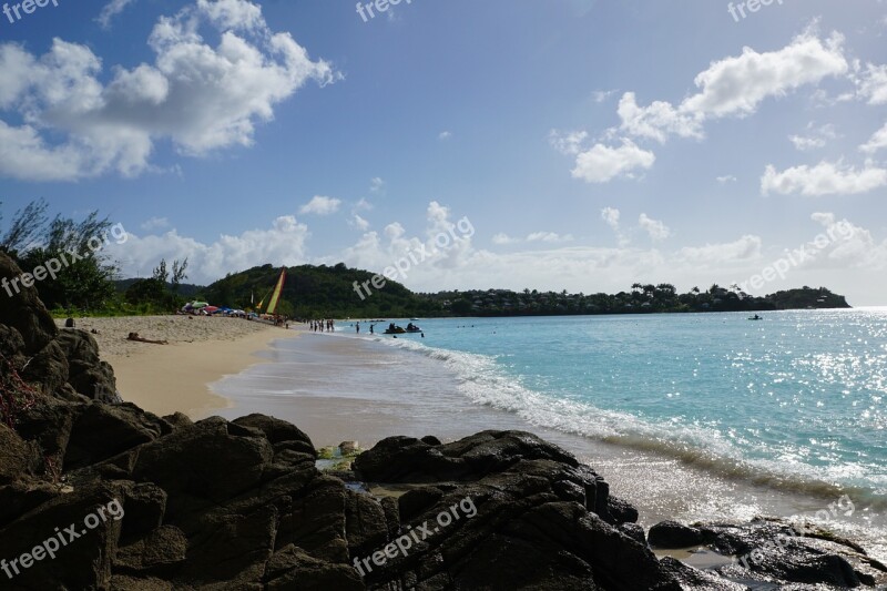 Antigua Caribbean Sea Beach Free Photos