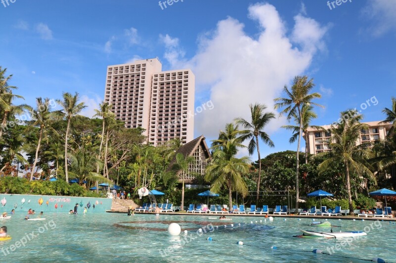 Resort Guam Beach Swimming Pool Free Photos