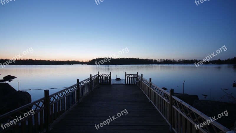 Bridge Evening Pear Water Archipelago