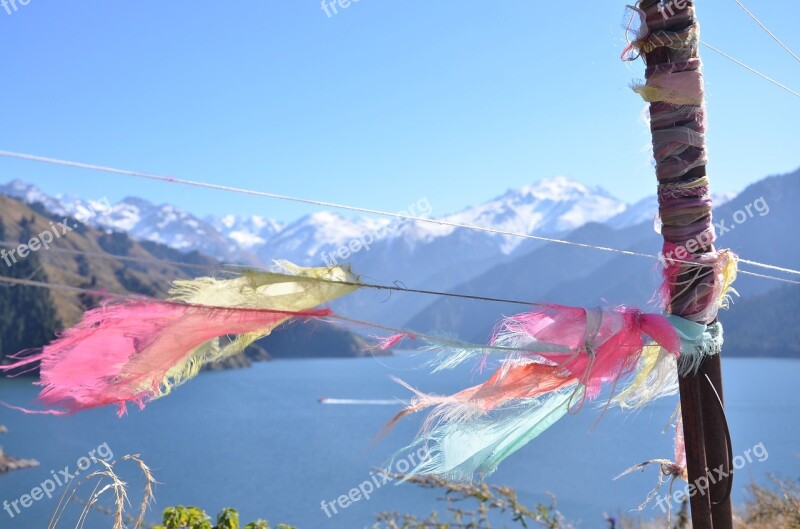 Lake Ties Tianchi Artistic Conception Picture