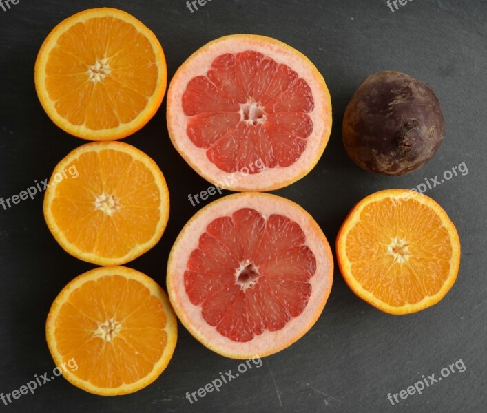 Beet Root Grapefruit Orange Free Photos