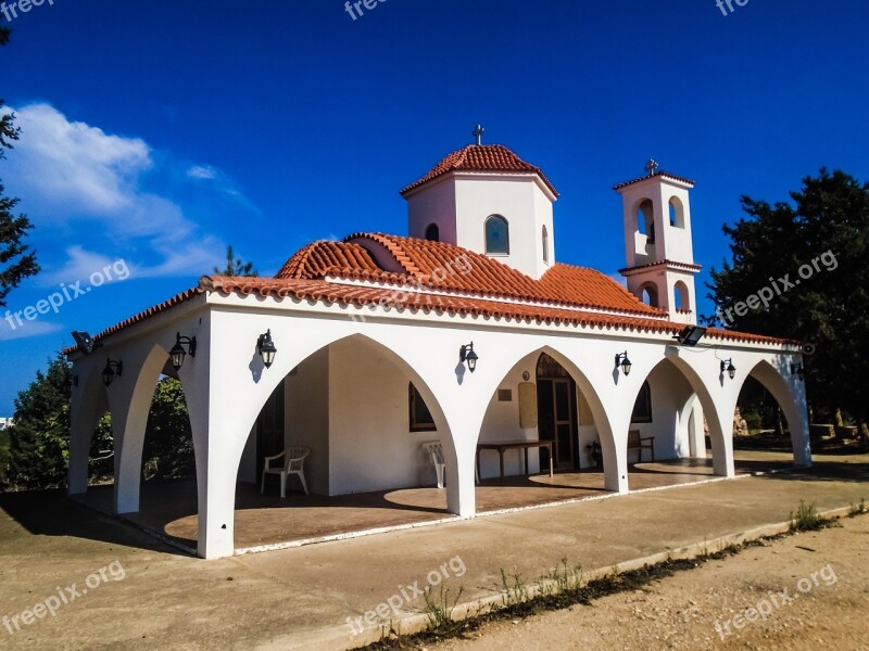 Cyprus Paralimni Church Orthodox Free Photos