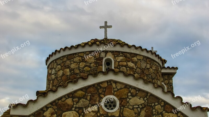 Cyprus Protaras Church Dome Free Photos