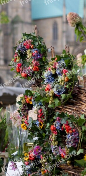 Thanksgiving Wreath Flowers Arrangement Wreaths