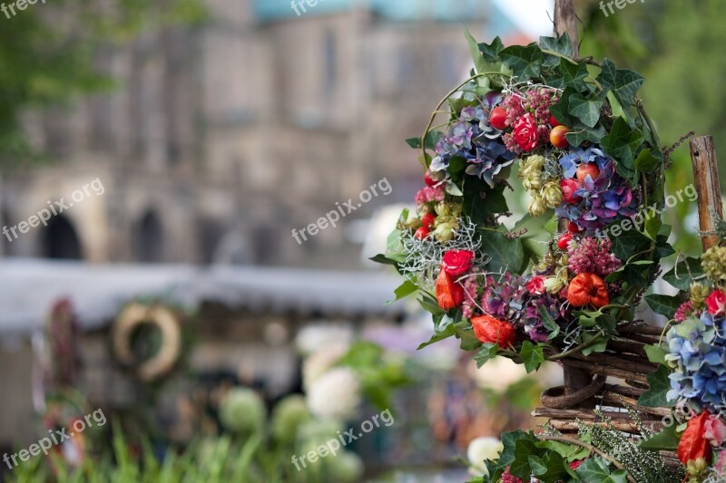 Thanksgiving Wreath Flowers Arrangement Wreaths