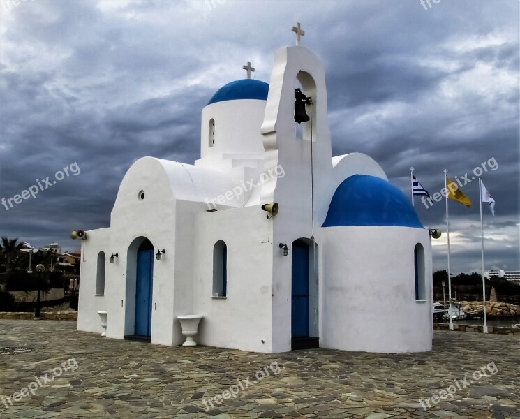 Cyprus Protaras Ayios Nikolaos Church Free Photos