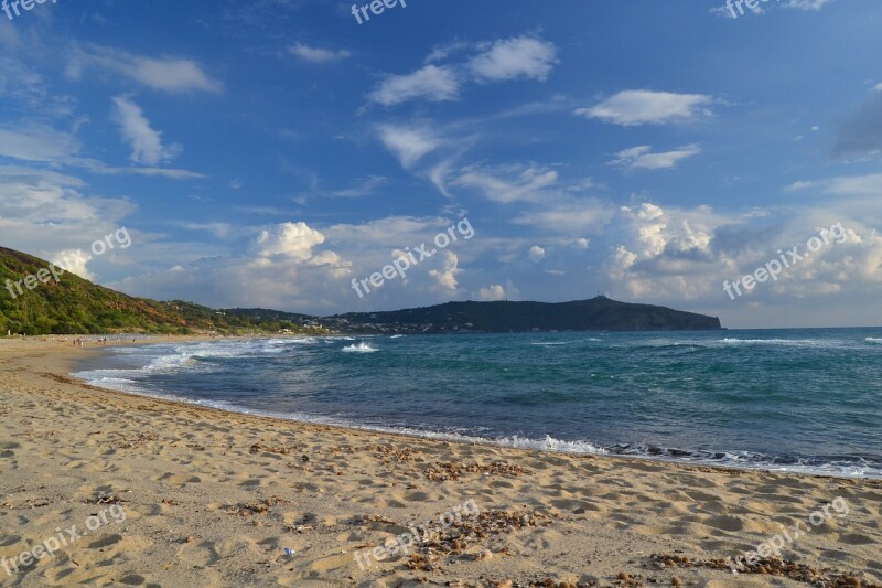 Sea Beach Summer Palinuro Sand