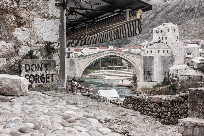 Mostar Bridge Travel Bosnia Herzegovina