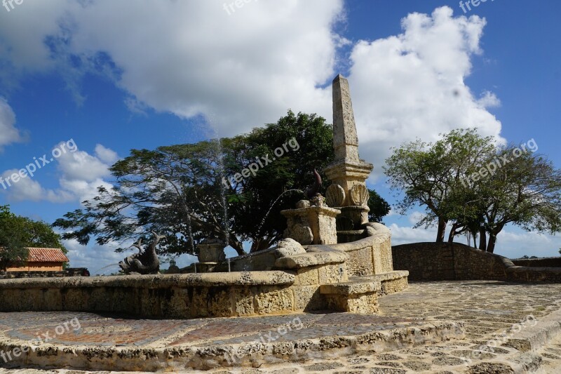 Altos De Chavón Village Caribbean Dominican Republic Fountain Free Photos