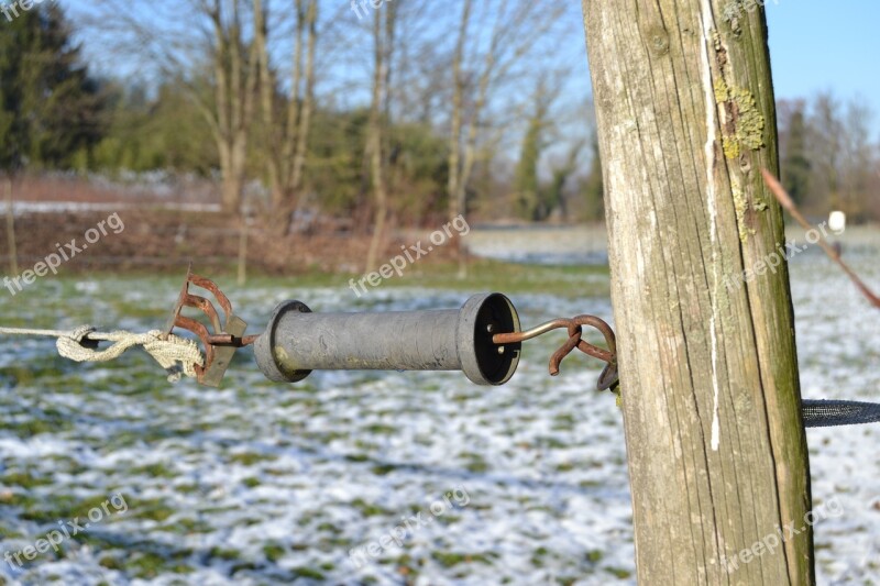 Winter Pasture Fence Handle Fence Pasture