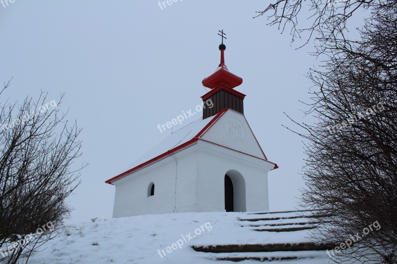 Winter Snow Chapel Santon Battle Of The Three Emperors