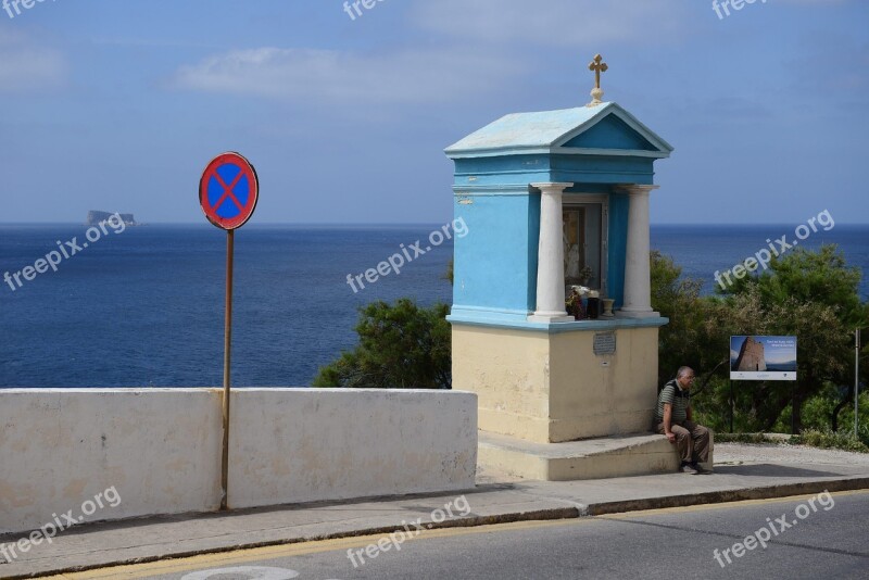 Malta Gozo Sea Coast Mediterranean