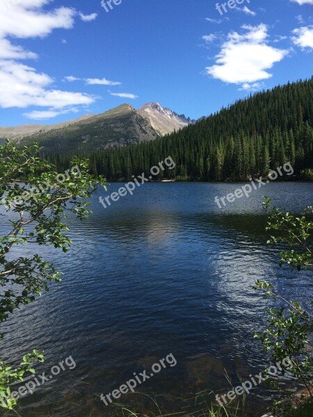 Rocky Mountains National Park Bear Lake Colorado Nature Mountains