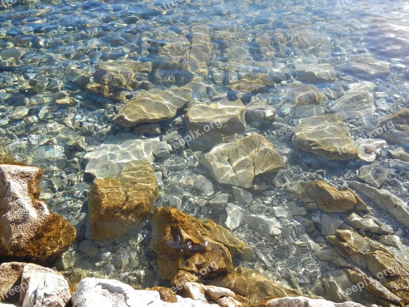 Lake Water Lake Walen Stones Nature