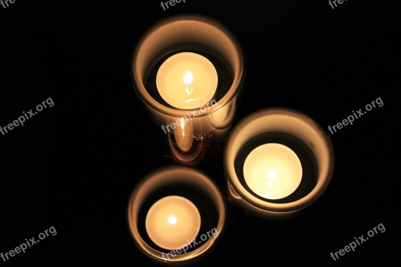 Candles Tealight Tea Lights Shining Light