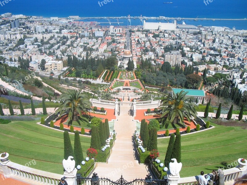 Baha'i Gardens Haifa Israel Travel