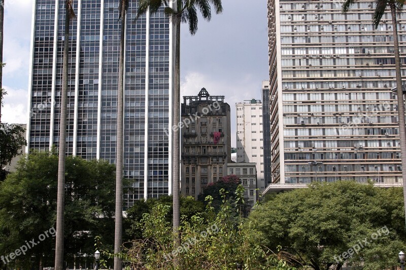 São Paulo Anhangabaú Old Center Free Photos