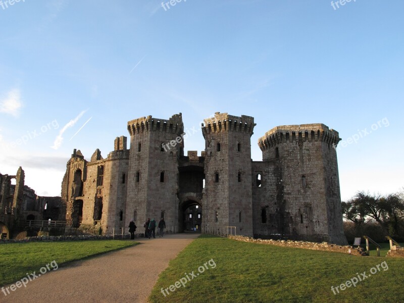 Castle Raglan Castle History Wales Usk