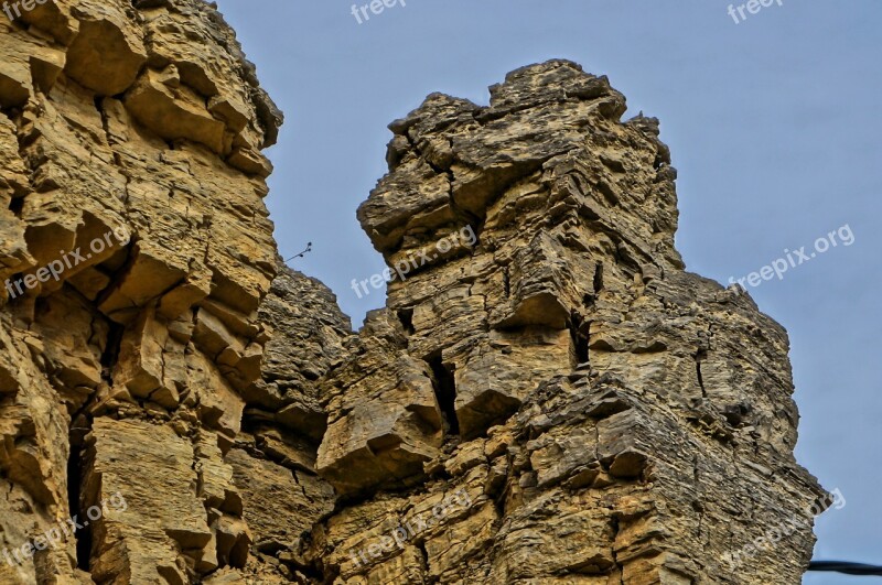 Rock Schroff Landscape Stone Steep