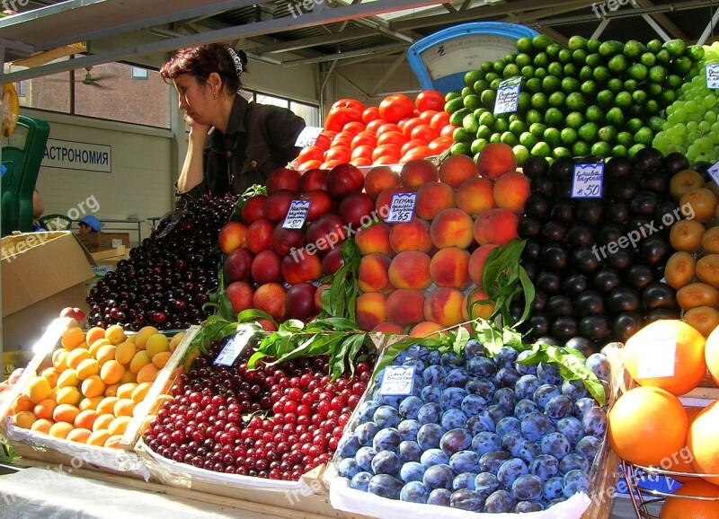 Market Fruit Mixed Fruit Color Summer