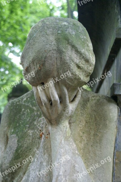 Bereavement Sadness Despair Monument Cemetery