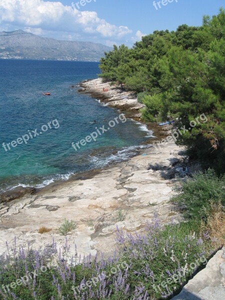 Sea Croatia Coast Stones Summer