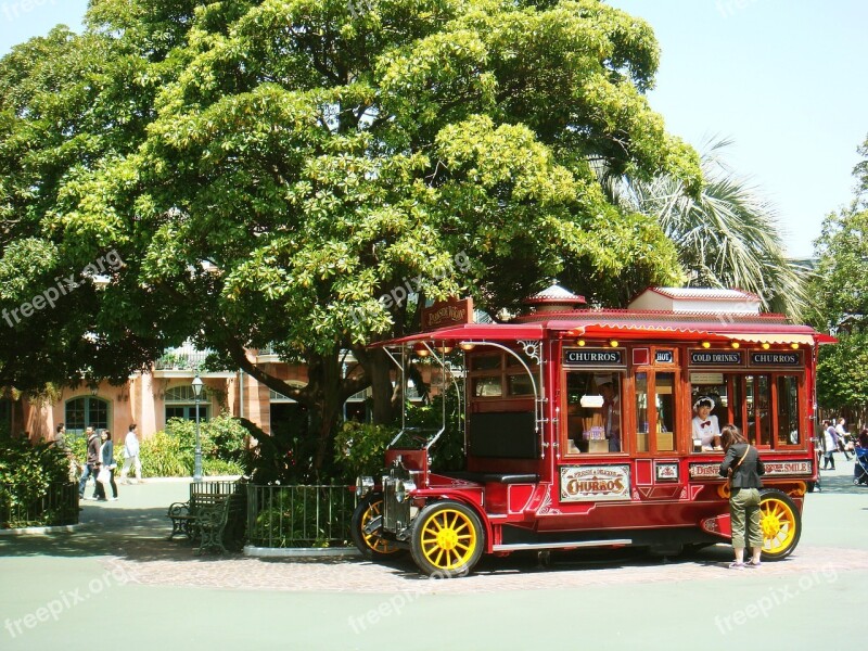 Disney Land Tokyo Disneyland Tokyo Amusement Park Food Truck