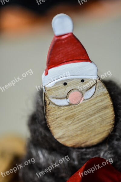 Santa Dwarf Wooden Claus Holiday