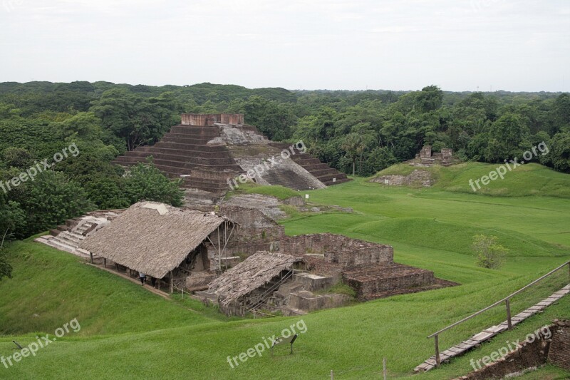 Comalcalco Tabasco Ruins Prehispanic Mexico