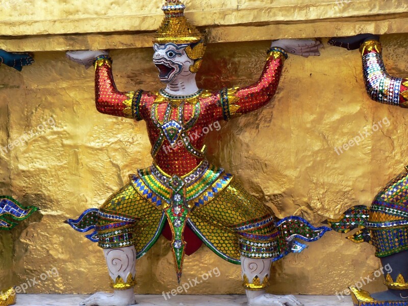 Bangkok Palace Royal Guardian Statue