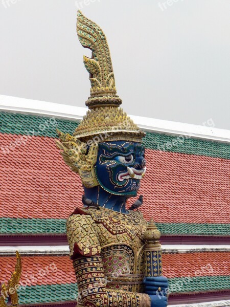 Bangkok Palace Royal Guardian Statue