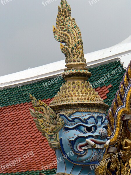 Bangkok Palace Royal Guardian Statue