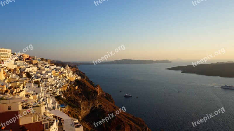 Greece Sea Beach Santorini Will