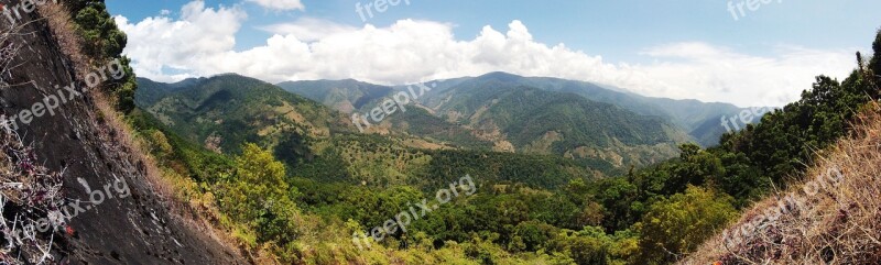 Panorama Landscape Mountains Nature Nature Landscape