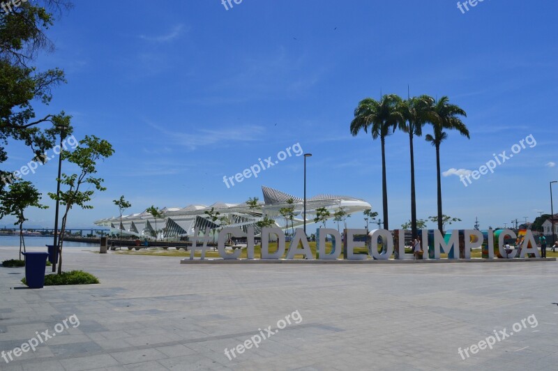 Olympic City Tomorrow's Museum Rio De Janeiro Wonderful City Coconut Tree