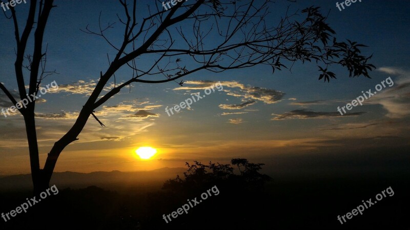 Sunset Indonesia Tawangmangu Asia Adventure