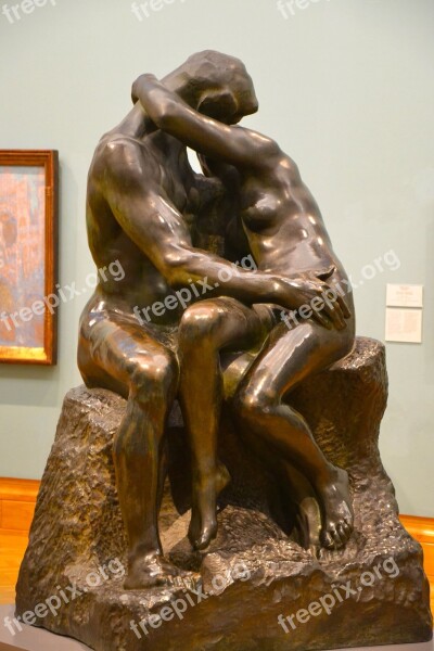 The Kiss Bronze Kiss Woman Sculpture