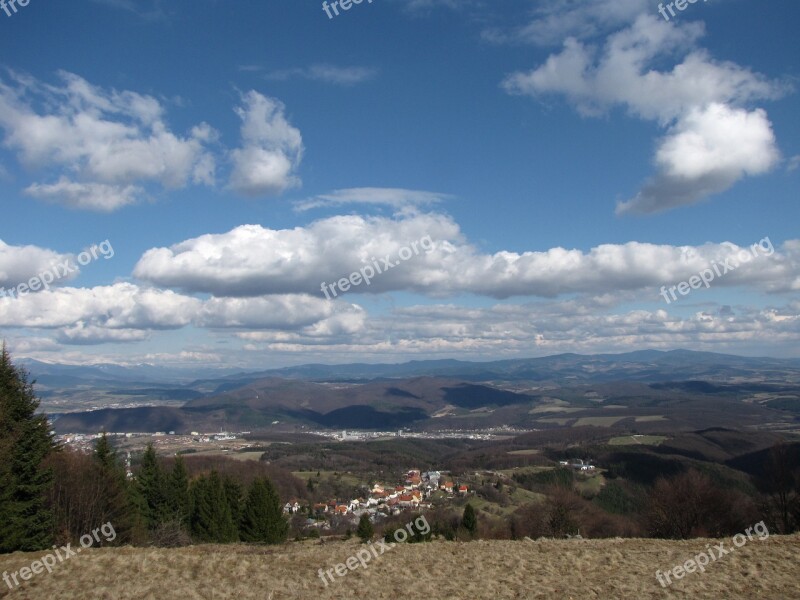 Views Of The City The Clouds Slovakia Free Photos