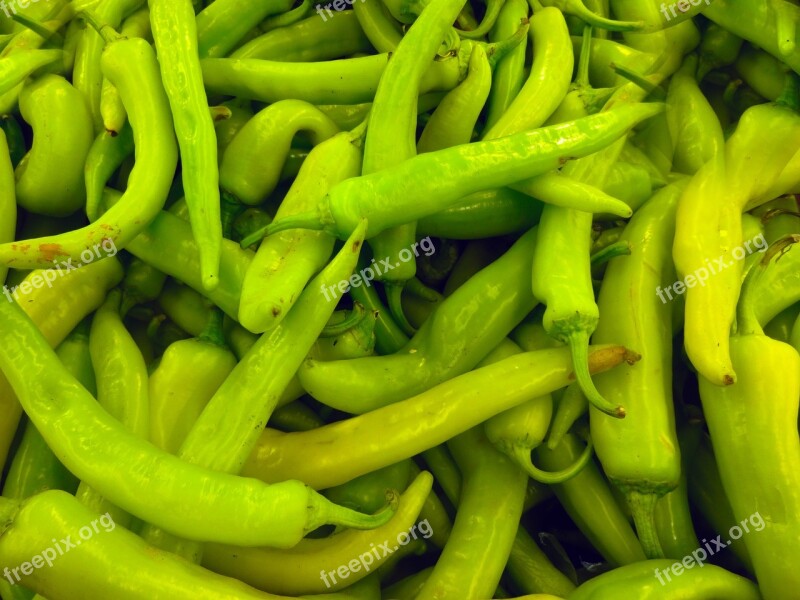 Chili Pepper Vegetable Green Chili Food Freshness