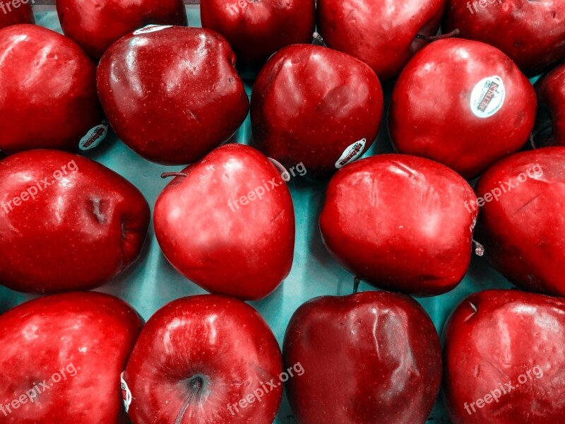 Fruit Apple Red Apple Power Red