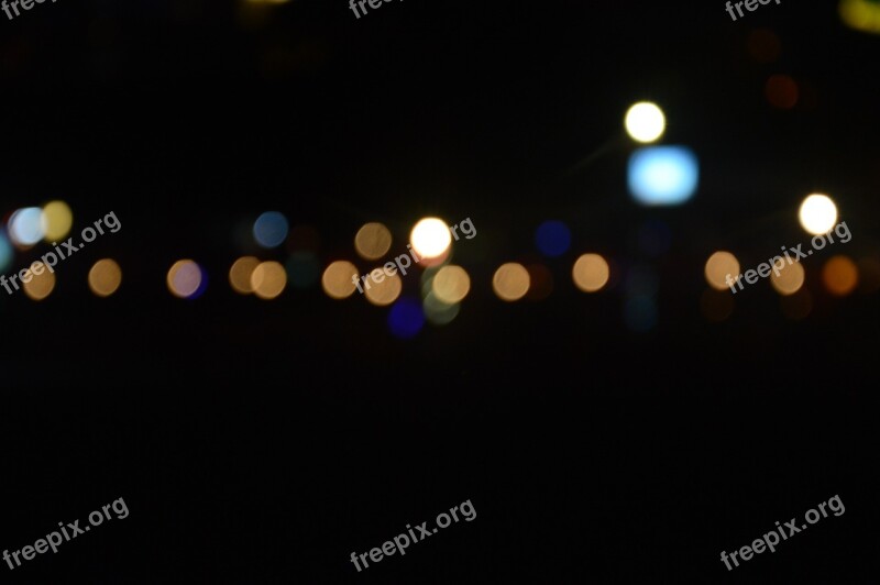 Bokeh Night Travel Illusion Light