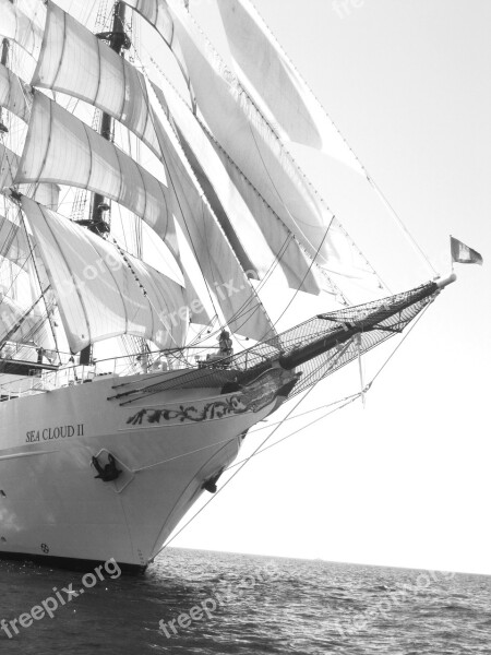 Sailing Vessel Ship Boat Sail Historically