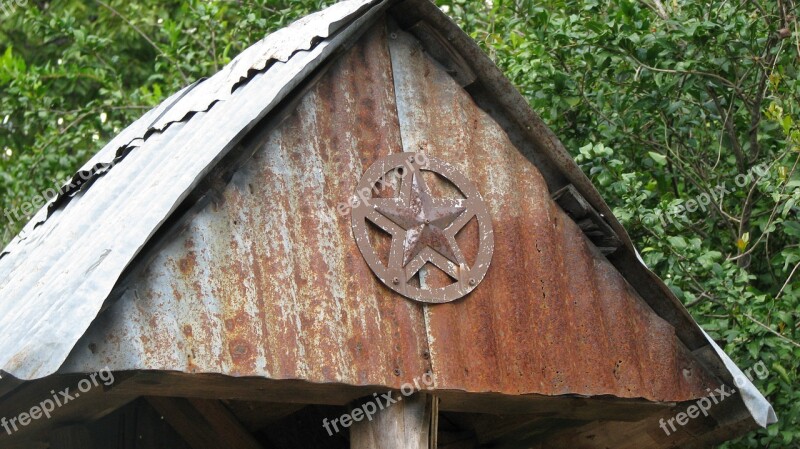 Rust Star Shed Texas Free Photos