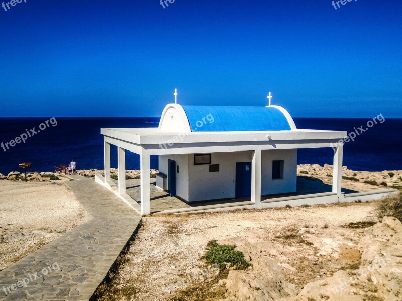 Cyprus Cavo Greko Ayii Anargiri Chapel Free Photos